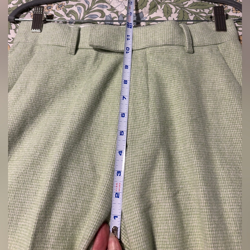 ASOS Design Light Sage Green Textured Dress Pants 28 NWOT - Picture 6 of 9